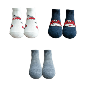 Set 3 Pares de Medias Deportiva Talonera Constructor Niños - Honey Bees