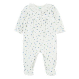 Pijamas Enteriza Blanca Estampada Niñas - Little Me