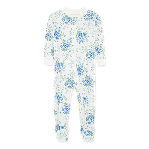 Pijamas Enteriza Flores Azules Niñas - Little Me
