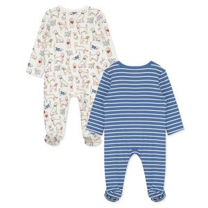 Set 2 Pijamas Enterizas Estampadas Niños - Little Me