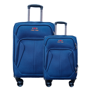 Set 2 Maletas M023 Azul Oscuro 18" y 24" - GWG