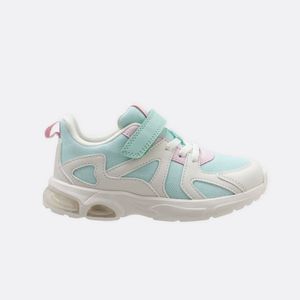 Tenis deportivos para niña con bloques de color