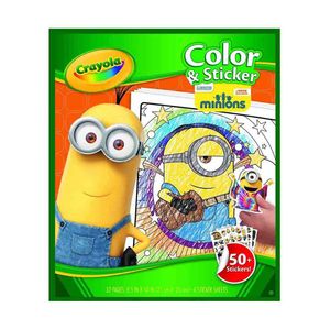 Libro para Colorear y Stickers - Minions