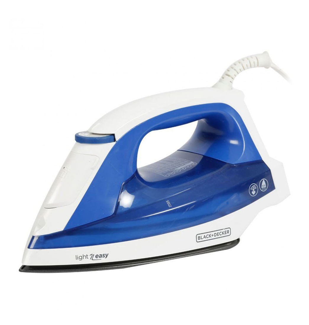 Plancha de Ropa Black Decker 1200 Watts Suela Antiadherente Acero Inox. Light  Easy Blanco-Verde - ClickHome.ec