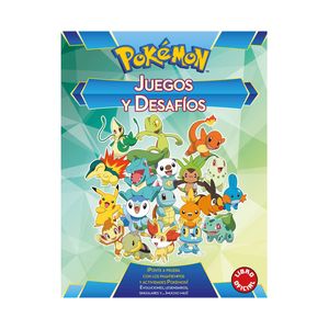 Libro Pokémon Juegos y Desafíos