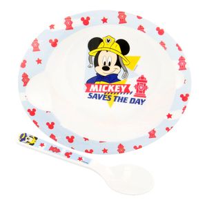 Set Plato y Cuchara Mickey