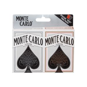 Set 2 Barajas de Póker Monte Carlo