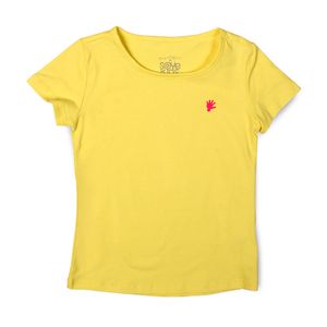 Camiseta Básica Amarilla - Niñas