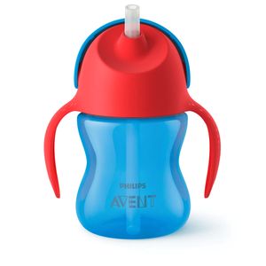 Vaso Pitillo Azul 7Oz - Avent