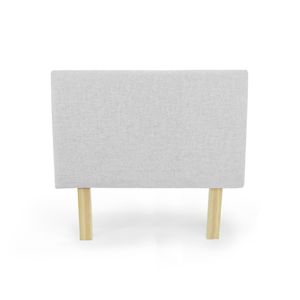 Cabecero Verona Semidoble Liso Hogar Venecia - Plata