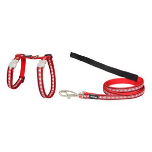 Pechera Reflective Fish Reddingo para Gatos XS - Rojo