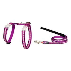 Pechera Reflective Fish Reddingo para Gatos XS - Purpura