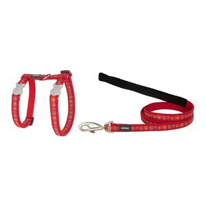 Pechera Paws Reddingo para Gatos XS - Rojo