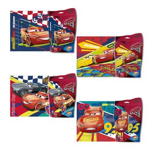 Set 4 Rompecabezas en Bolsa Cars