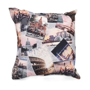 Cojín Estampado Travel Hogar Venecia - Gris