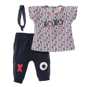 Set Camiseta, Pantalón y Balaca Bium - Bebés