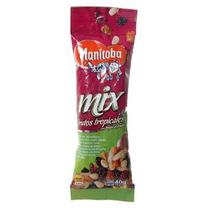 Bolsa Maní Mix Frutos Tropicales 40 g - Manitoba