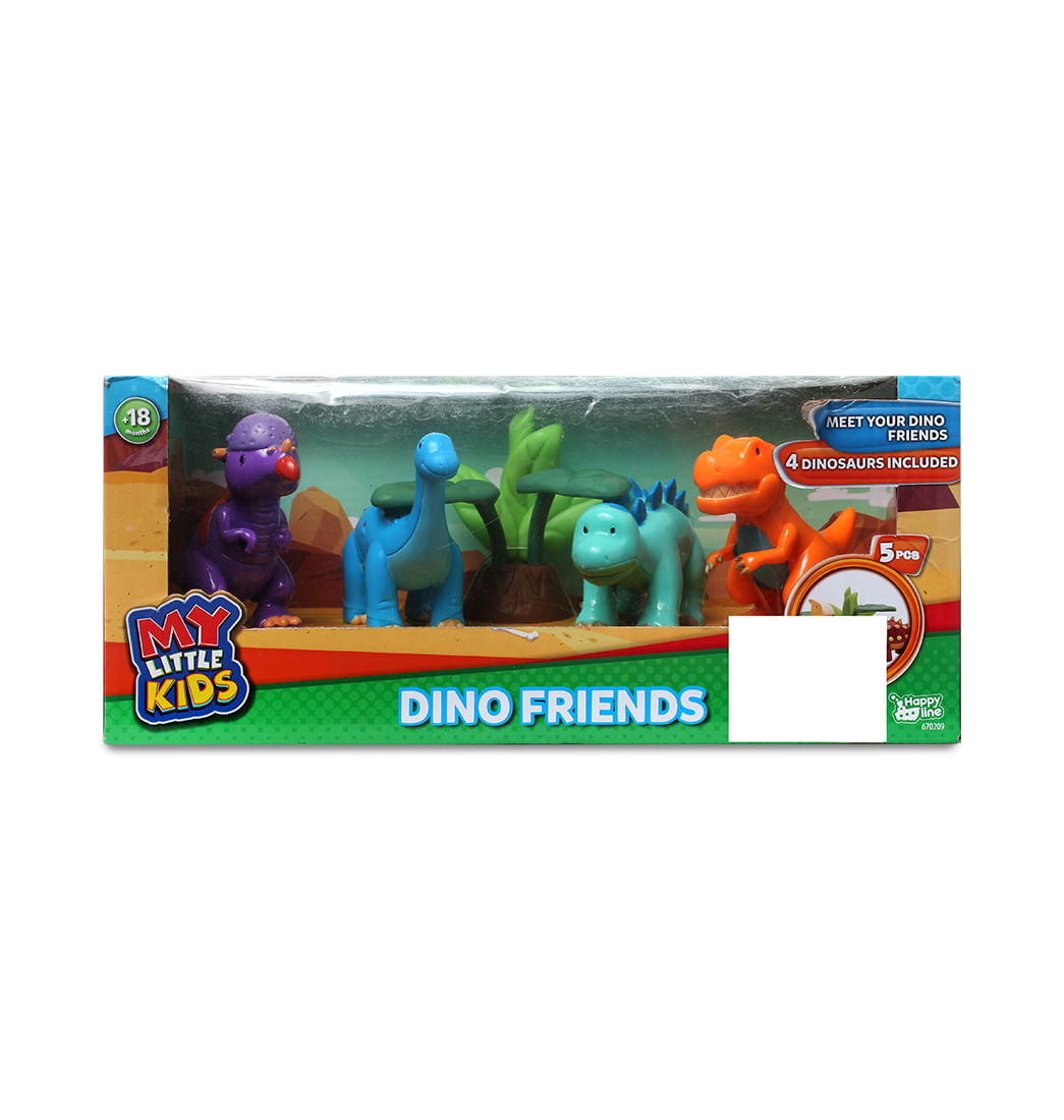 Set 4 Amigos Dinosaurios - Happy Line
