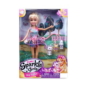 Set Muñeca Paseadora de Perros - Sparkle Girlz