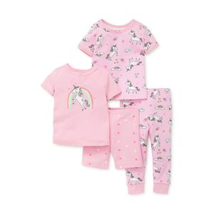Pijama 4 Piezas Camisetas, Pantalón y Short Little Me - Bebés
