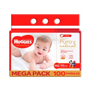 Mega Pack Pañales Natural Care Etapa 2 - Mickey