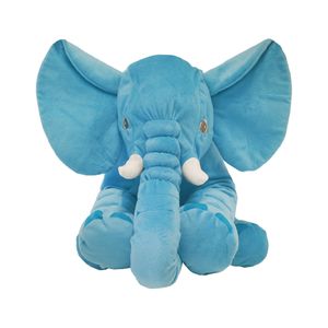 Peluche Elefante Sentado Kisses 60 cm - Azul