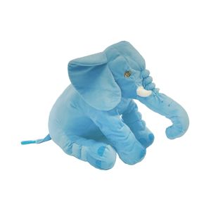 Peluche Elefante Sentado Kisses 60 cm - Azul