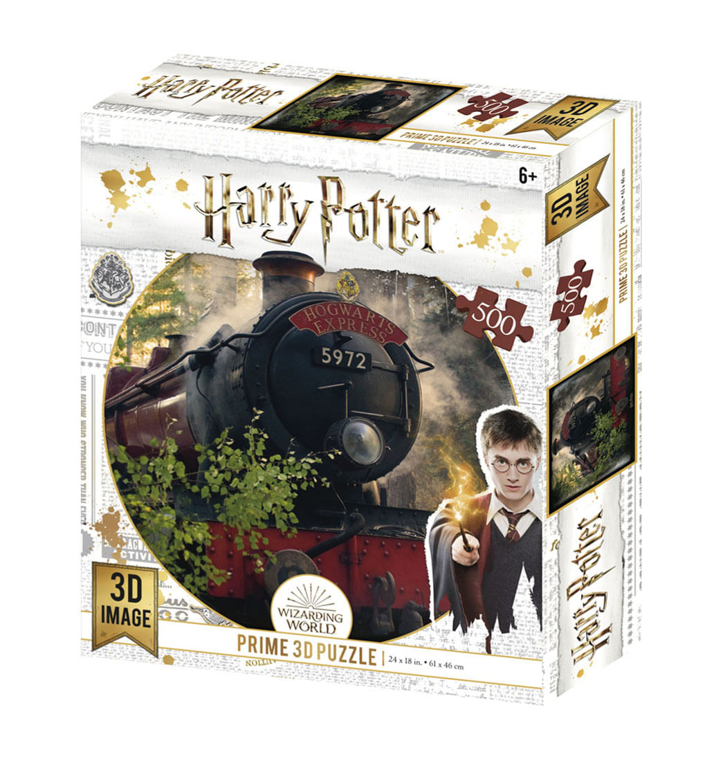 Rompecabezas Harry Potter Hogwarts Express Prime 3D 500 Piezas Prime