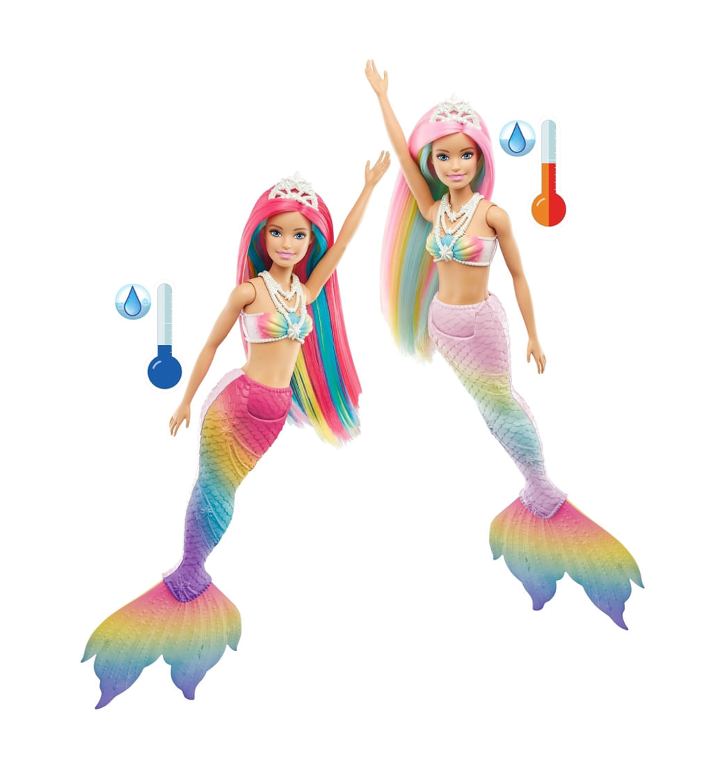 Desarmado A nueve Expansión Muñeca Dreamtopia Sirena Arcoíris Mágico - Barbie Barbie - Pepe Ganga