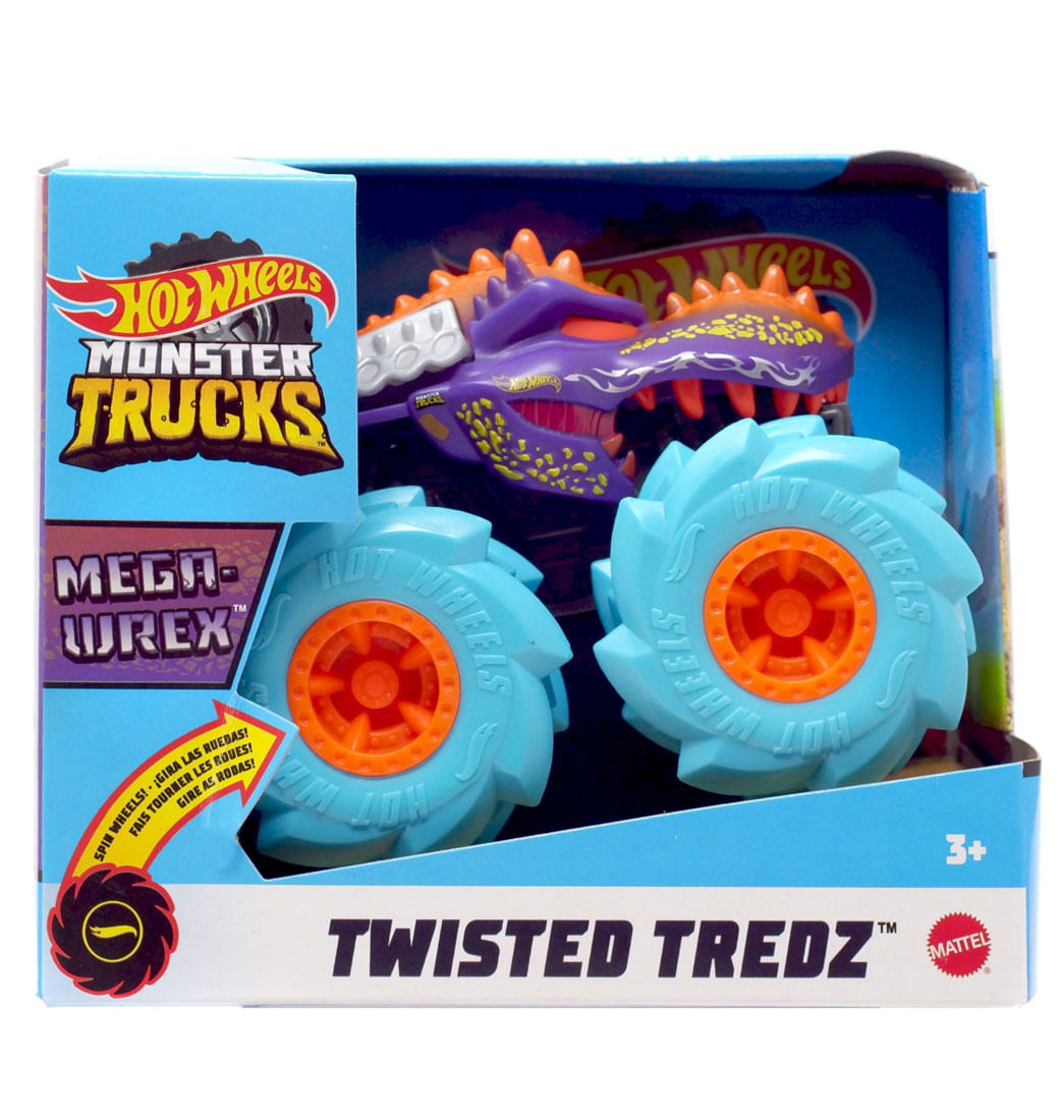 Carro Monster Trucks Trenzado Tredz Hot Wheels - Mega Wrex