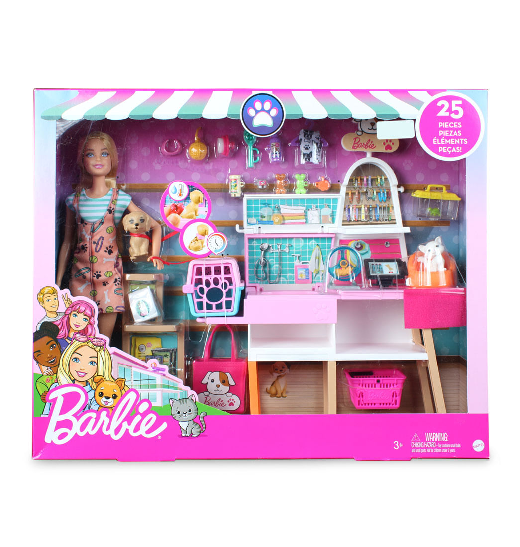  Barbie habitación de mascotas y accesorios set de juegos. :  Juguetes y Juegos