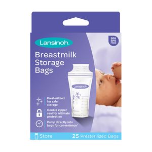 Bolsas para guardar leche materna