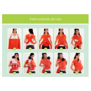 Portabebé Fular Gris Oscuro - Babymoon