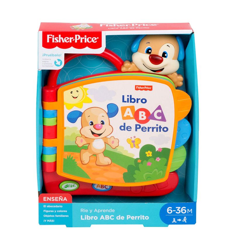 Fisher Price Ríe Y Aprende Libro Abc De Perrito Fisher Price Caja x 1 