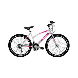 Bicicleta Niña Rin 24 Doble Pared 18 Cambios Sforzo - Blanco
