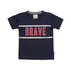 Camiseta Estampada Azul Oscuro Niños Baobao - Bebés