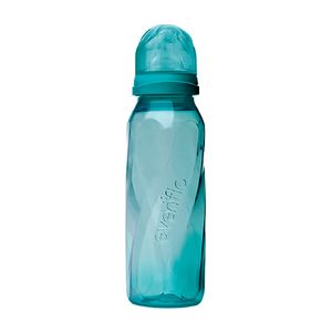 Tetero Polipropileno Hexagonal 8 Oz Turquesa - Evenflo