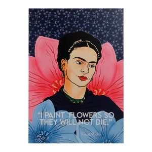 Cuadro Frida Kahlo Paint Flowers