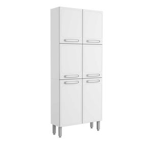 Alacena Doble 80 Cm 6 Puertas Evidence Plus Blanco