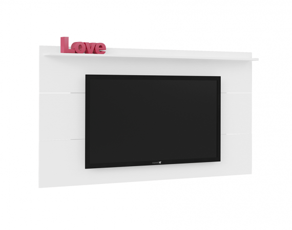 Mesa para TV 60 pulgadas Liberty160x63x33cm Roble Blanco - B