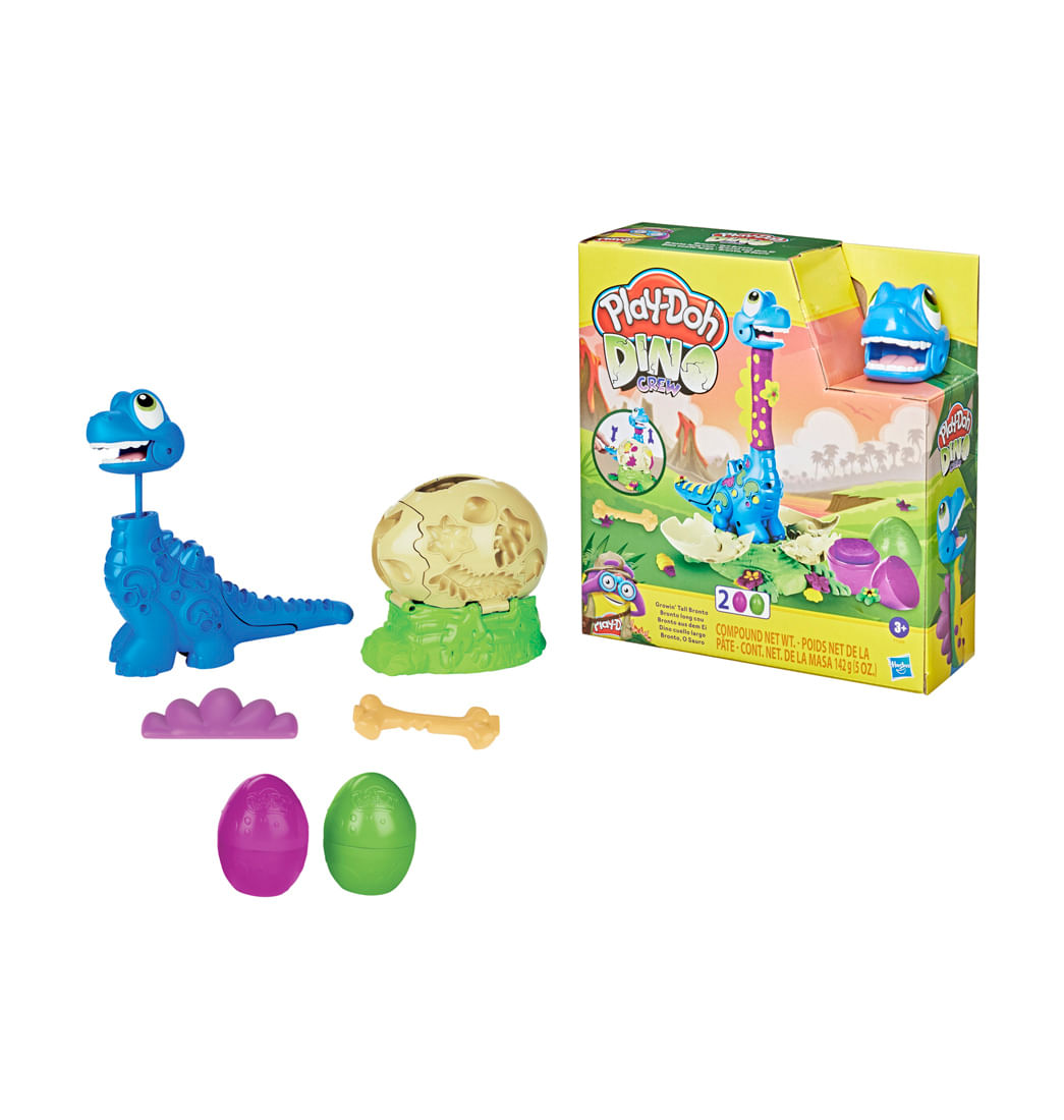 Set de Masa Moldeable Play-Doh Dino Crew Dino Cuello Largo