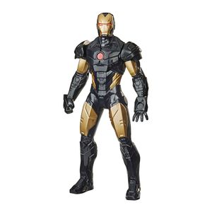 Figura Marvel Olympus 24 Cms Iron Man Negro y Dorado