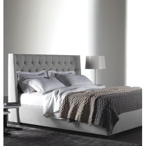 Combo Marfil Espaldar y Base Cama Ekonomodo 160 - Gris