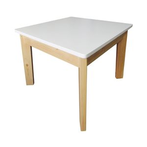 Mesa Infantil Cuadrada Ekonomodo - Blanco