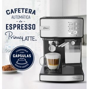 Cafetera Automática de Espresso Primalatte Oster - BVSTEM6603SS