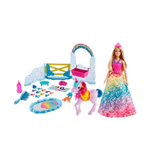 Set Barbie Dreamtopia Unicornio Arcoíris