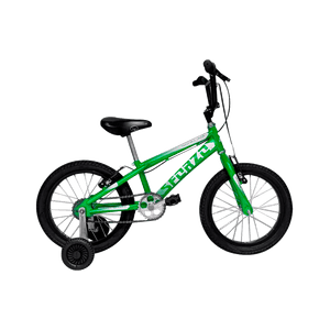 Bicicleta Niño Rin 16 con Auxiliares Sforzo - Verde