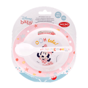 Set Vajilla para Microondas 2 Piezas Minnie Mouse - Stor