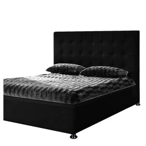 Combo Ilusión Espaldar y Base Cama Ekonomodo 160 - Negro