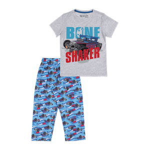Set Pijama Camiseta Manga Corta y Pantalón Hot Wheels - Niños